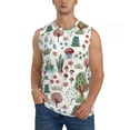 thumbnail image 2 of Picia Frog and Forest Plants mens Cotton Tank Undershirts , Moisture-wicking Ribbed Tanks, Lightweight Cotton Tank Undershirts-Small, 2 of 8