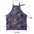 thumbnail image 5 of Picia Cool Red Off-Road Vehicle Waterproof Apron for Unisex Adult - Adjustable Bib Apron with Pockets, Ideal for Cooking, Gardening, Painting, and Household Chores, 5 of 9