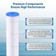 thumbnail image 4 of Filtro de agua PUREPLUS PPL20BB, 5 micras, 20 x 4,5 pulgadas, paquete de 2, 4 of 9