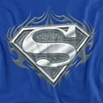 thumbnail image 2 of Superman Biker Metal Women's T Shirt, Royal, Medium, 2 of 6