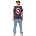 thumbnail image 3 of Marvel Captain America Men's T-Shirt Super Soldier Shield Design Adult Short Sleeve Superhero Tee, 3 of 6