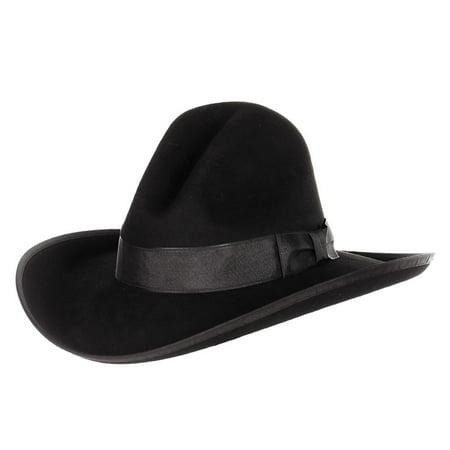 Stetson Hats Boys Tom Mix Jr 3 3/4 Brim Hat OS Black