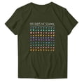 thumbnail image 2 of Aqestyerly Haut à Manches Courtes en Solde, T-Shirt Imprimé à Manches Courtes et Col Rond pour Femmes, Tenue Décontractée Élégante/vert Armée (TG), 2 of 3