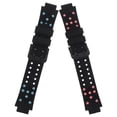 thumbnail image 3 of EeaseMX 2 correas de reloj ecológicas para niños, exquisitas y duraderas, con cierre rápido de 15 mm, compatibles con Y03 (rosa, negro, azul y negro)., 3 of 8