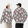 thumbnail image 4 of Fotbe Llamas Chaqueta con Protección Solar UPF 50+ para Hombre y Mujer, Camisa con Capucha y Bolsillos-Medium, 4 of 7