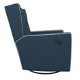 Baby Relax Mikayla 4in1 Nursery Swivel Glider Rocker Recliner, Dark