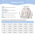 thumbnail image 5 of Kids Boys Girls Zip Up Hoodie - Cute Funny Goat Cartoon Flower Sun Protection Sweatshirt Workout Long Sleeve Jacket, 5 of 7