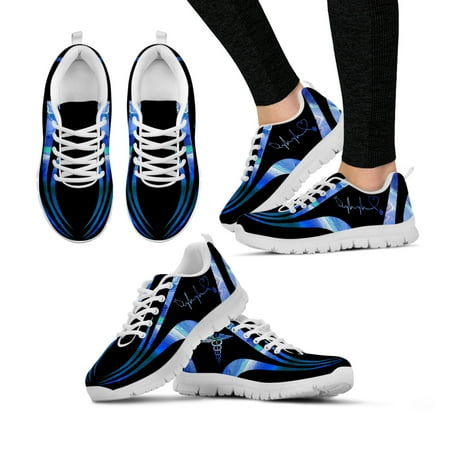 

ECG Printing Lightweight Outdoor Sneakers Comfortable Breathable Summer Shoes Medical Printing Shoes Zapatos