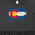 thumbnail image 4 of Inktastic Colorado Flag Distressed Look Girls Toddler Dress, 4 of 5