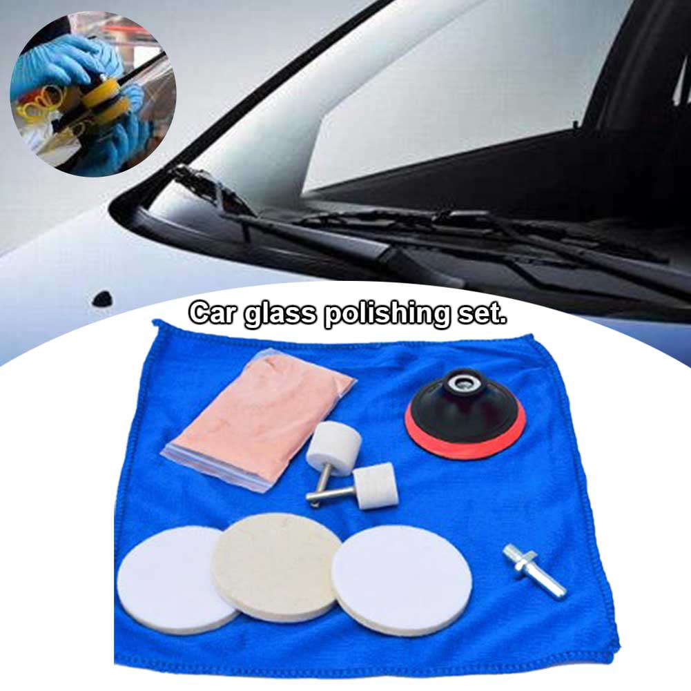 Glass Polishing Kit w/ Cerium Oxide Powder For Car Windscreen Scratch Remover ! 