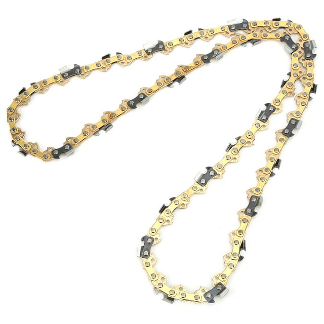 Lames de Chaîne de Tronçonneuse de Remplacement 59 Maillons Pièces de Tronçonneuse 16 Po 59 Maillons Lame de Chaîne de Tronçonneuse Haute Résistance Accessoire de Remplacement en Carbure