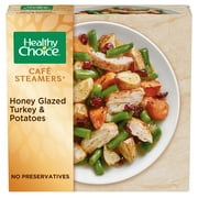 Healthy Choice Cafe Steamers Honey Glazed Turkey and Potatoes, Frozen Meal, 9.5 oz Bowl (Frozen)
