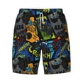 thumbnail image 4 of Lsque Mens Swim Trunks Off-Road Vehicle Pattern - Bathing Suit Compression Liner - Beach Swim Shorts Swimwear - (S-3XL) - Stretch Quick Dry -Large, 4 of 9