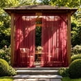 thumbnail image 6 of AUNVITO Clearance Outdoor Privacy Curtain 118.1x29.5 Inch Mesh Sheer Patio Curtain for Garden Balcony Outdoor Mosquito Privacy Curtain Great Gift Choice for Family and Friends, 6 of 7