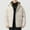 Beige, variant on Tawop Men's Jacket Thick Cotton Long Sleeve Zip with Hood Pockets Casual Solid Winter Jackets for Men,Army Green,L