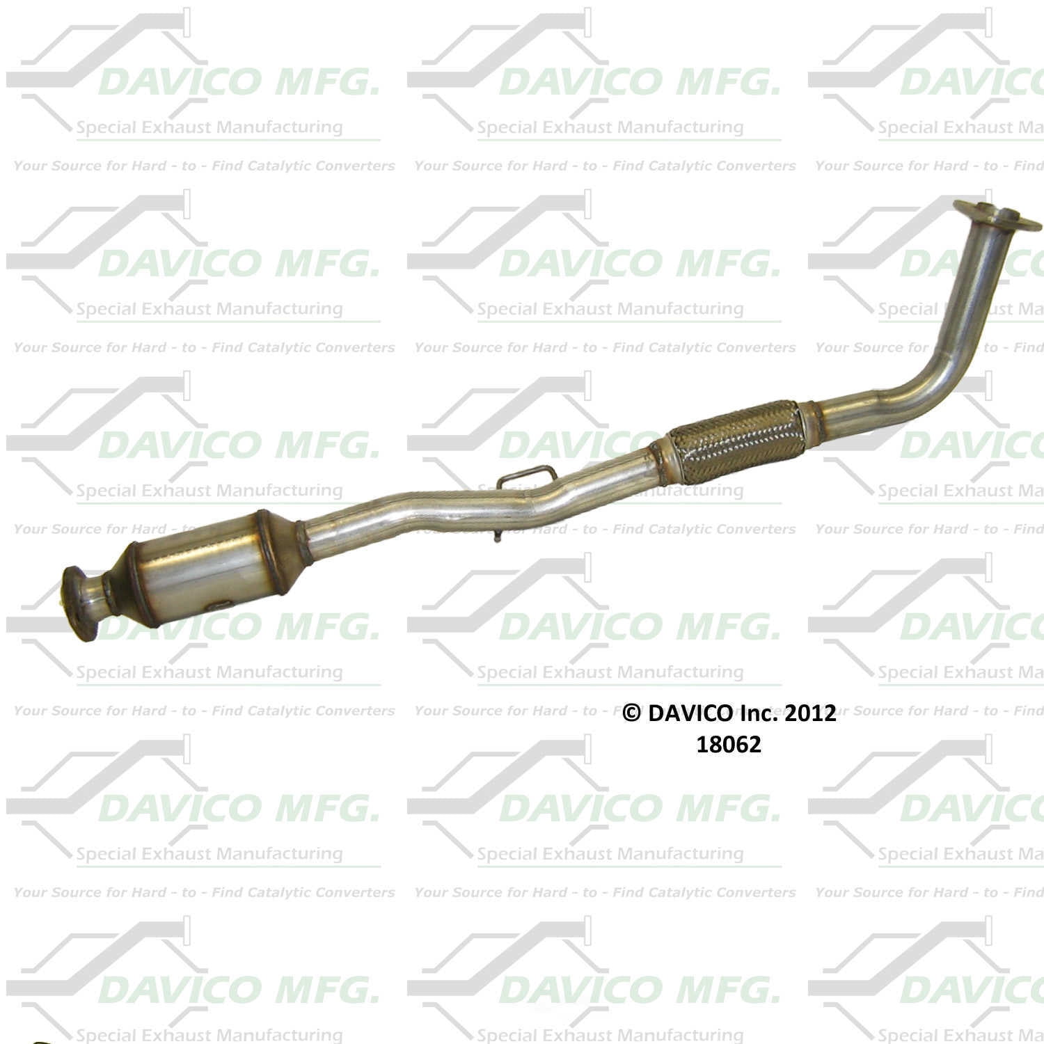 Davico Mfg Catalytic Converter P/N:18062 Fits select: 1997-2001 TOYOTA CAMRY, 1999-2001 TOYOTA CAMRY SOLARA