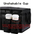 thumbnail image 5 of Insulated Food Delivery Bag with 4 Cup Holder, XXX-Large Insulated Grocery Bags with Zippered Top, Catering Cooler Bags with Drink Carrier, Commercial Food Warmer for Uber Eats/Doordash, 5 of 8