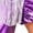 Purple, variant on iiniim Girls Western Cowgirl Outfit Ruffled Sleeves Press Buttons Tassel Metallic Tops with Split Bell-bottom Pants for Theme Party Pink 10