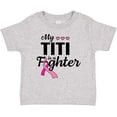 thumbnail image 3 of Inktastic Breast Cancer Awareness My Titi is a Fighter Boys or Girls Baby T-Shirt, 3 of 5