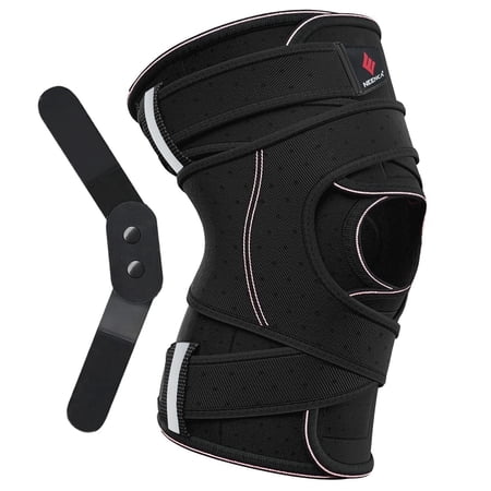 NEENCA Knee Brace for Men & Women,Meniscus Tear Knee Support with Side Stabilizers,Knee Support Wrap (Medium)