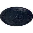 thumbnail image 3 of Ekena Millwork 26 1/4"OD x 3 1/4"P Athens Ceiling Medallion (Fits Canopies up to 3 5/8"), Hand-Painted Midnight Dream, 3 of 5