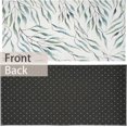 thumbnail image 4 of Welcome Eucalyptus Leaves Doormat Sage Mat with Non-Slip Backing Indoor Outdoor Welcome Door Mat for Entryway Porch Spring Summer Housewarming Gift 17x30INCH, 4 of 6