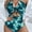 Green, variant on Plus Size Modest Swimsuits,Plus Swimsuit One Piece Bathing Suits for Women Slimming Tie Dye Swimwear L-4XL