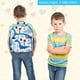 thumbnail image 3 of Mochila AGSDON Dinosaur para niños de 2 a 6 años con bolsa de almuerzo y bolsa para bolígrafos, 3 of 8