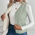 thumbnail image 2 of Shadoumai Women Winter Cotton Vest Sleeveless Jacket Lightweight Short Warm Layer Waistcoat Outdoor Wear, 2 of 5