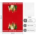 thumbnail image 2 of Merry Christmas Kitchen Towels Dish Towels 2 Pack, 18x26 Inch Soft Retro Xmas Towels Farmhouse Festival Happy New Year Party Decoration Hand Towels, Red and Green, 2 of 3