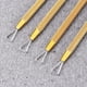thumbnail image 4 of 4 Pcs Cuticle Pusher Tool Nail Art Remover Tool Cuticle Nail Pusher Nail Dip Remover Scratch off Tool for Tickets Nail Scraper, 4 of 5