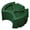 Green, variant on Good Ideas Rain Wizard 50 Rain Barrel Stand - Black