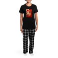 thumbnail image 4 of CafePress - Kimono Tradisional Design Goldfish Women's Dark - Women's Short Sleeve Print T-Shirt and Pants Dark Cotton Pajama Set, 4 of 7