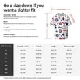 thumbnail image 7 of Fotbe Sailing Marine Travel print Short Sleeve Button Down Shirts for Men Casual Summer Beach Wrinkle Free Shirt-, 7 of 7