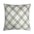thumbnail image 2 of Neutral Plaid Decorative Pillow 18x18, 2 of 3