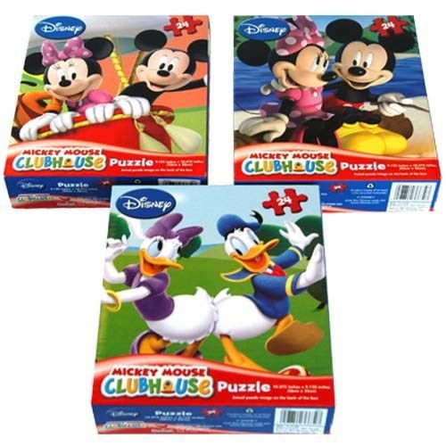 Cardinal Disney Mickey Mouse Clubhouse Puzzle Assortment, 24 Piece