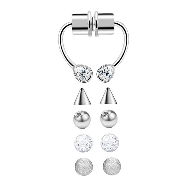 Anillo para la Nariz Salvador Conjunto de Pernos para Perforaciones Corporales Estilo B