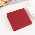thumbnail image 3 of BalsaCircle 20 Burgundy Square 10x10" Disposable Airlaid Paper Cocktail Napkins Party Events Decorations Supplies, 3 of 8