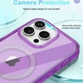 thumbnail image 5 of Dteck Magnetic Designed for iPhone 11 Case, Compatible with MagSafe Built-in Touch Sensitive Anti-Scratch Screen Protector Cover for iPhone 11,Darkpurple, 5 of 7