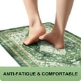 thumbnail image 3 of Kitchen Mats for Floor Anti Fatigue Mats Non-Slip, Green Cushioned Kitchen Floor Mats Kitchen Standing Mat for Kitchen, Office, Sink, Laundry, 17\u201dx30\u201d Farmhouse Waterproof Kitchen Rug, 3 of 6