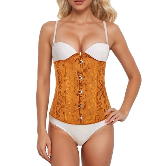 Lingerie for Women Elegant Corset Belt Bodysculpting Garment by Certification of Practical All-Season Wear for Home and Leisure Gold XS