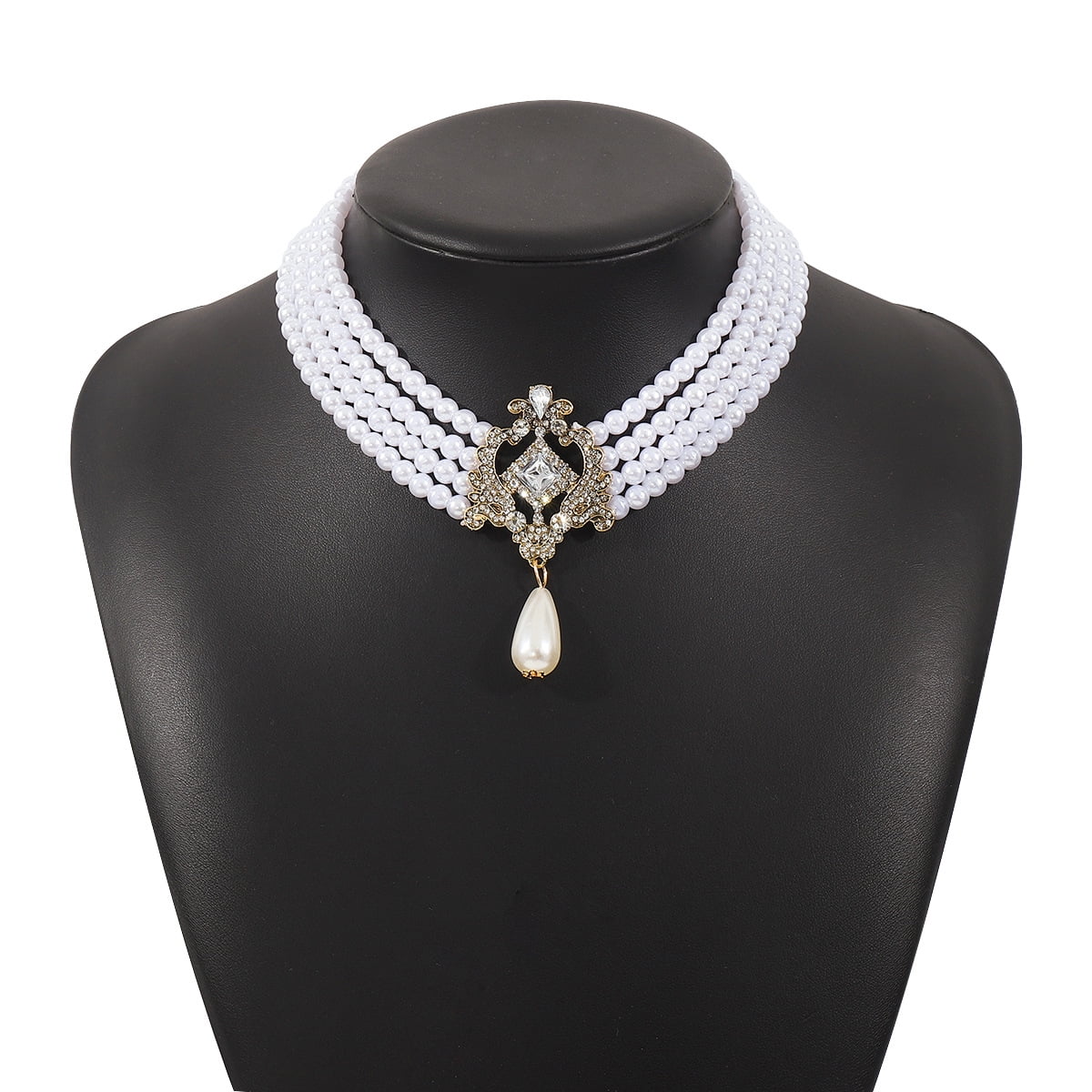 ★VINTAGE HOLLYWOOD★ Margaret Pearl Layered Necklace_VH25NN MARGARET pearl necklace