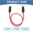 thumbnail image 2 of Uxcell Bandes de Tube de Résistance, Bande de Résistance Simple Empilable de 30 Lb Bande d'Exercice Bande Extensible pour l'Entraînement Homme Maison, Rouge, 2 of 5