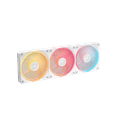 thumbnail image 3 of CORSAIR iCUE LINK LX120-R RGB 120mm PWM Reverse Fans Starter Kit - White – Reverse Fan  Blade - Dual Light Loops - Easy iCUE LINK Connectivity - Magnetic Dome Bearing, 3 of 9