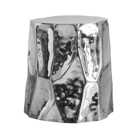 TOV Furniture Forma Chrome Side Table