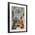 thumbnail image 2 of Stupell Industries Eclectic Mediterranean Seaside Window View Black Framed Print Under Glass, 13 x 16, by Lisa R Dumm, 2 of 8