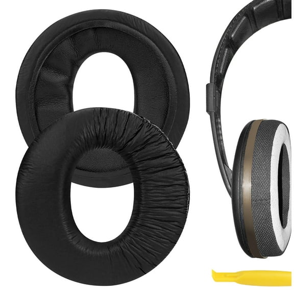 Geekria QuickFit Replacement Ear Pads for Sennheiser HD 560/560II/540II Headphones, Comfortable Cushioning, Repair Parts (Black)