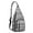Black-1, variant on Artistic Home Accents Sling Backpack – Abstract Geometric Crossbody Bag, Fashionable & Functional