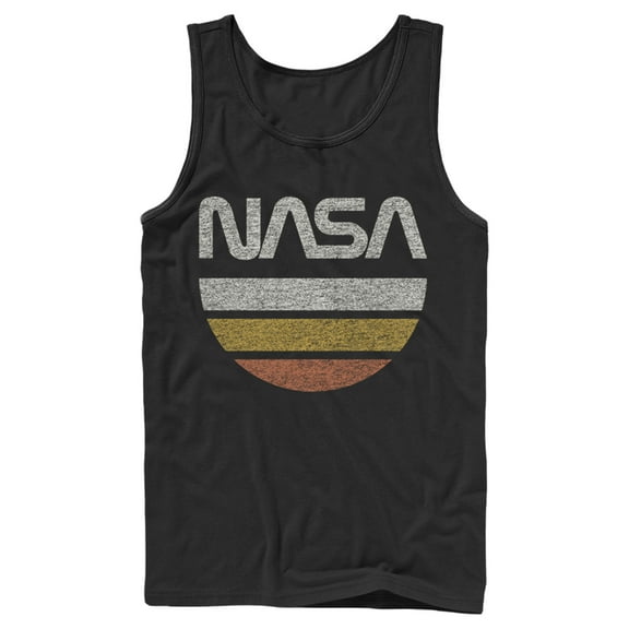 Men's NASA Half Moon  Tank Top Black Medium