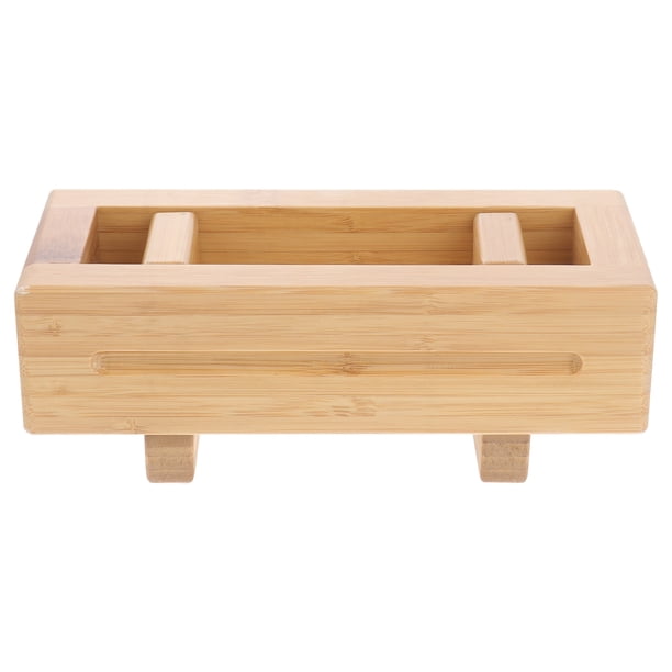 Bambú de madera rectangular de sushi Press Mold Box Hacer sushi Kit Diy Sushi Moldes de rodillo de arroz Herramientas de fabricación de cocina de sushi